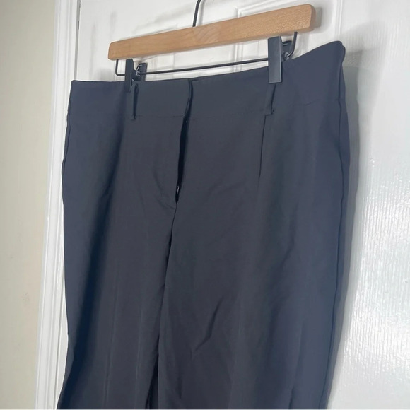 Ann Taylor Black Dress Office Pants Size 14 Nylon/Spandex Blend - Picture 2 of 10